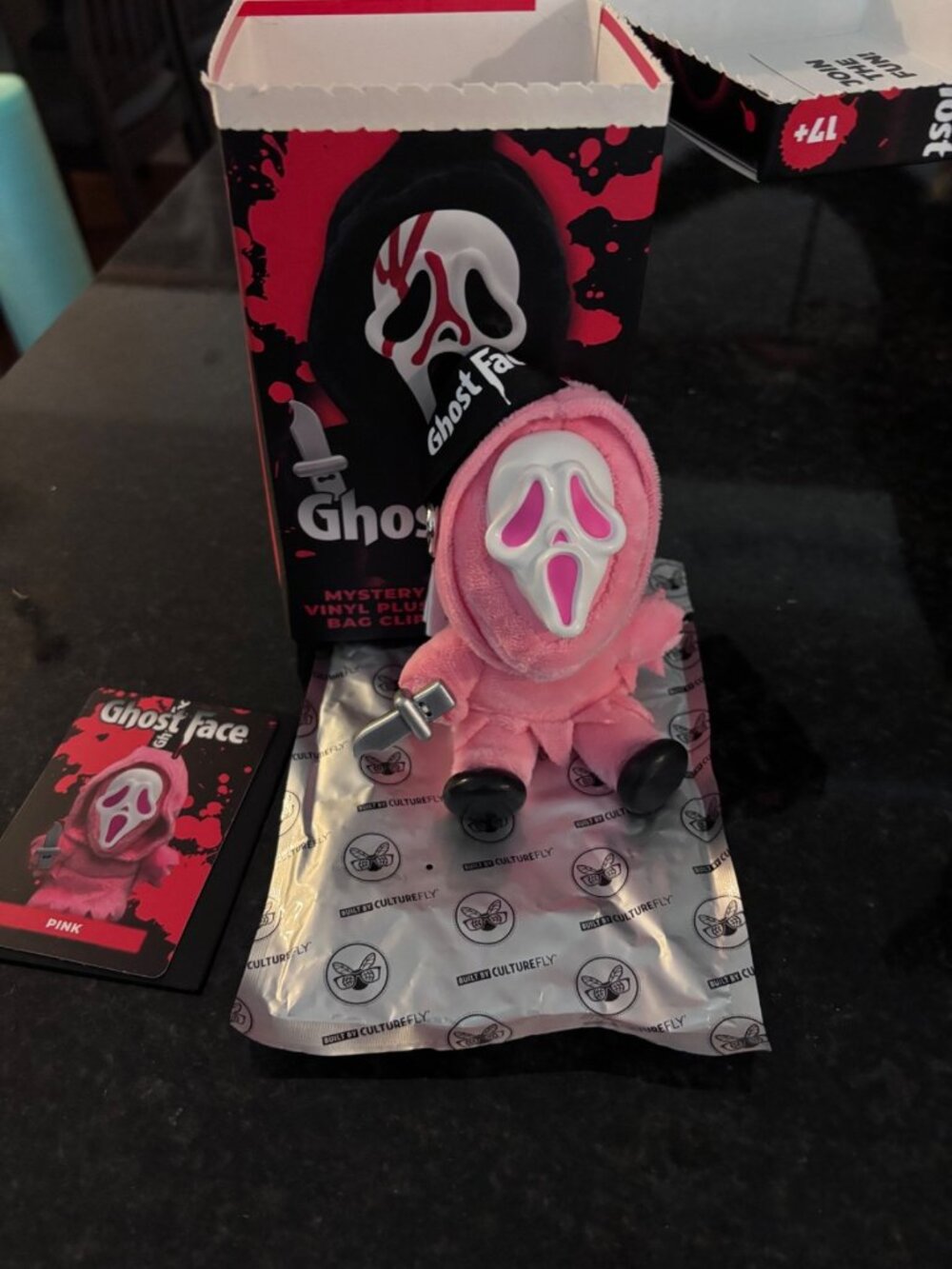All Pink Culturefly Ghostface Plush